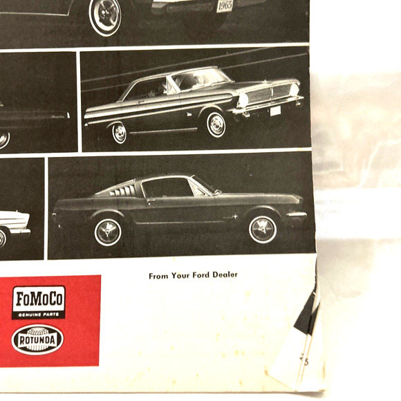 Ford Shop Tips Sept 1965 Vol. 2 No. 7 Special Announcement Issue Mustang - Picture 4 of 7